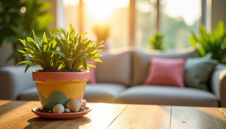 cache pot intérieur